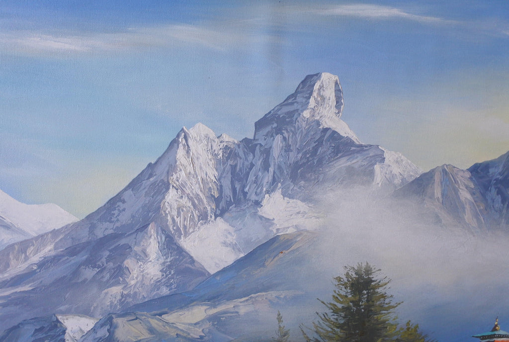 Tengboche Monastery with Mt. Ama Dablam Painting