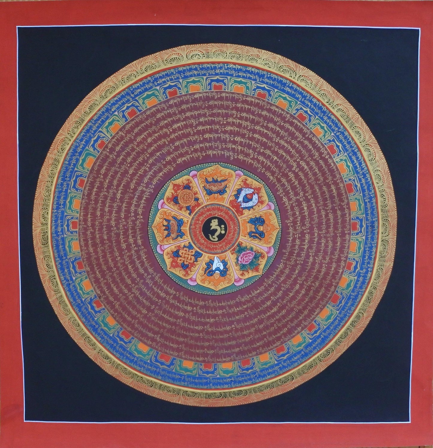 Tibetan Mantra Mandala