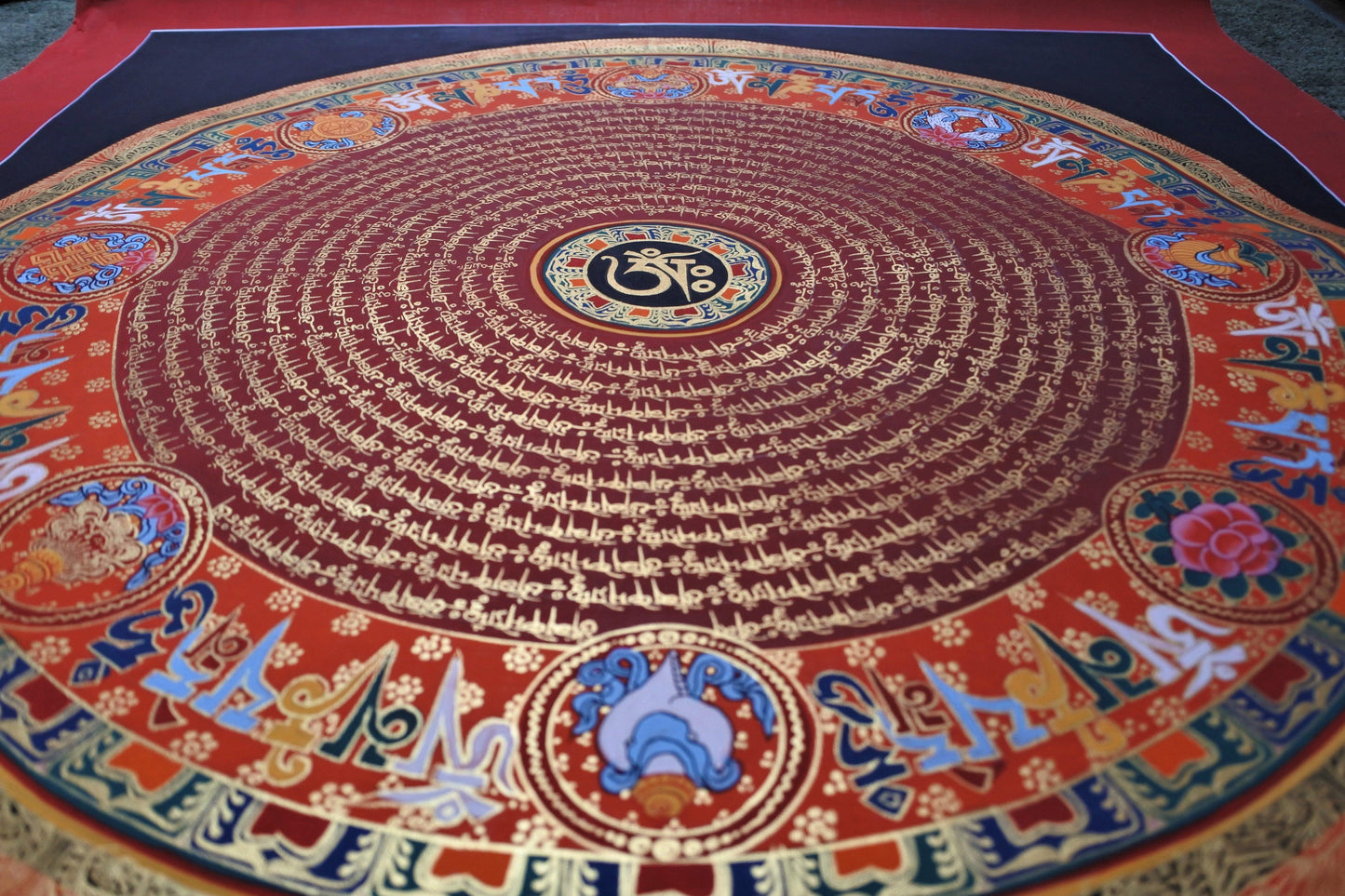 Mandala, Universe, 8 Symbols of Buddhism, Tibetan Mantra, Tibetan Thangka, Tibetan Mandala, Arts Nepal, Traditional Art