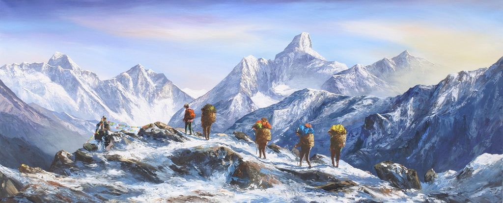 Mt. Everest to Mt. Amadablam with Trekkers