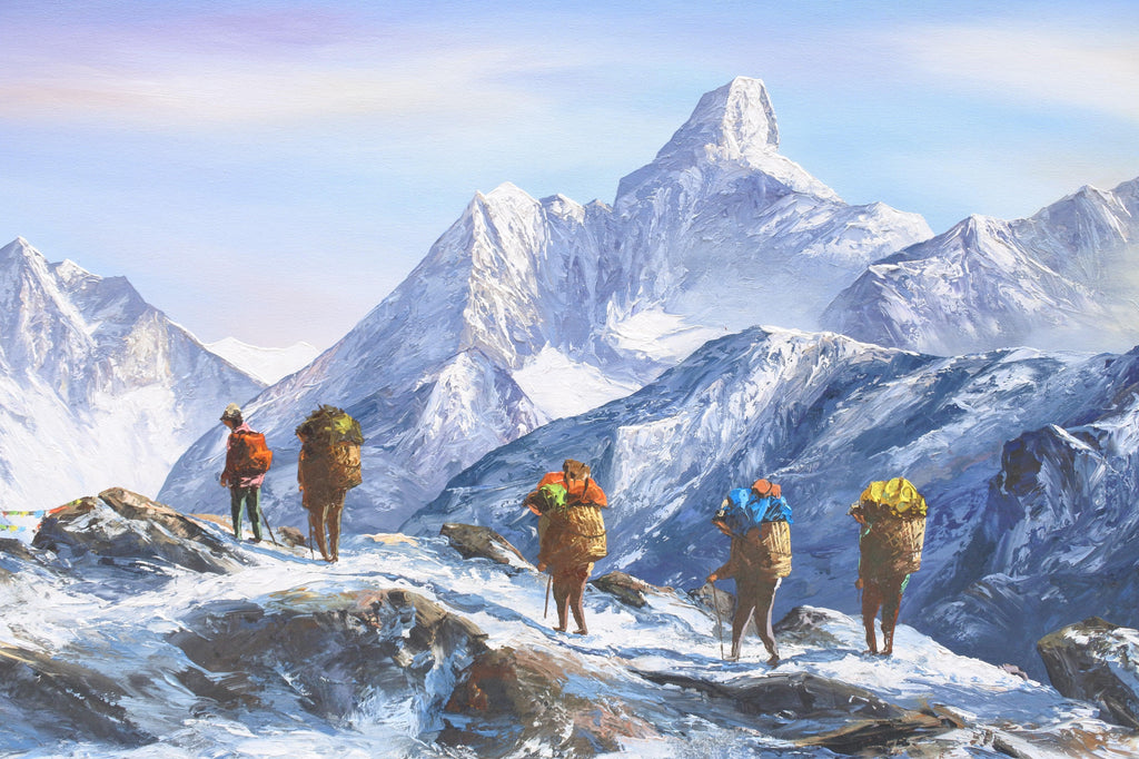 Mt. Everest to Mt. Amadablam with Trekkers