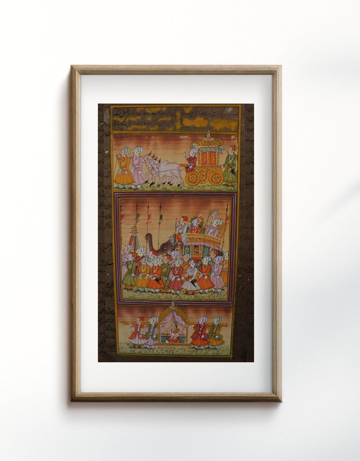 Miniature Royal Rajput Procession