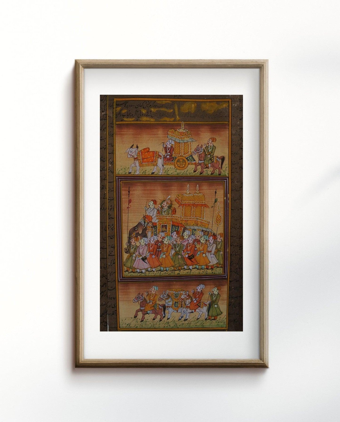 Miniature Royal Rajput Procession