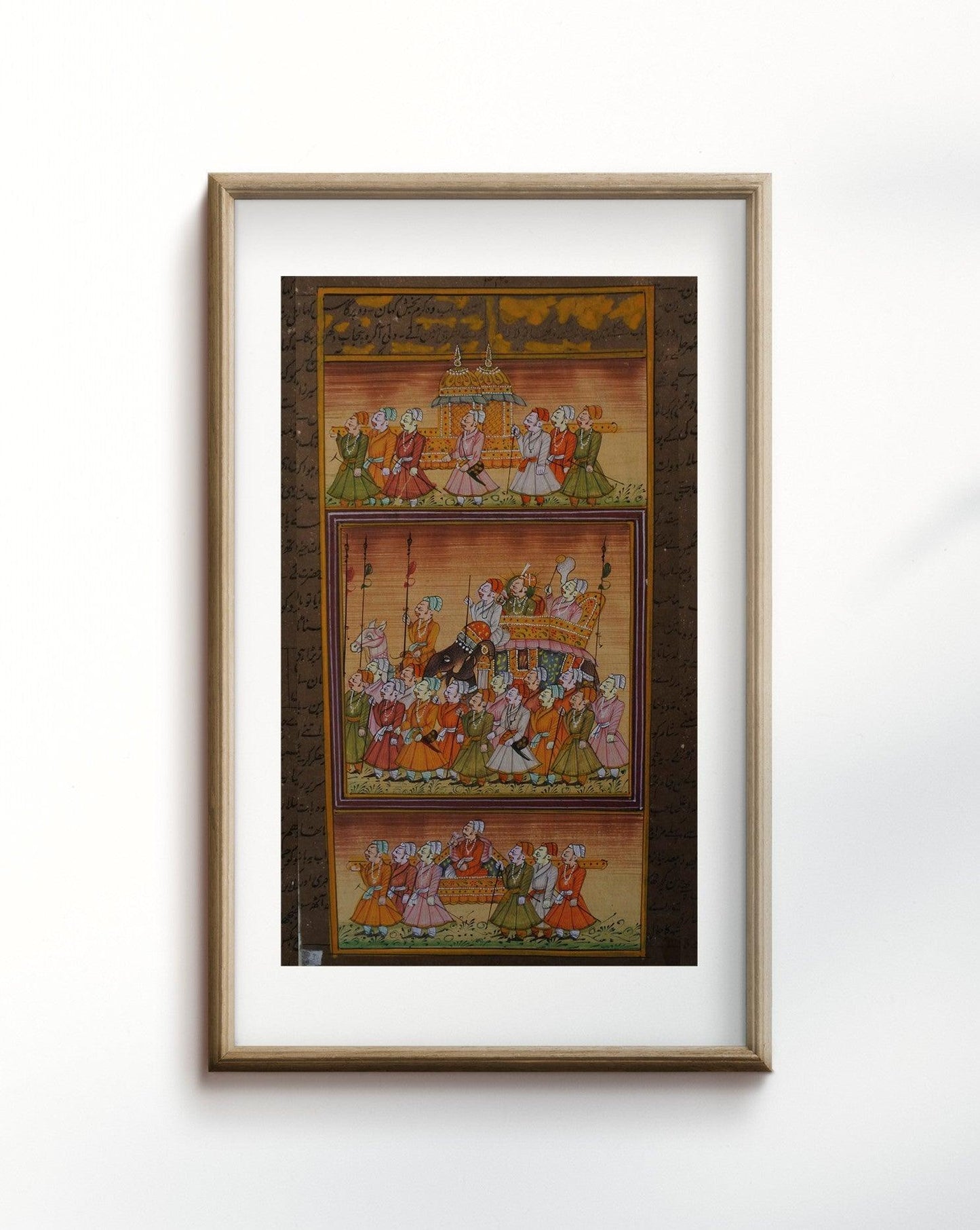 Miniature Royal Rajput Procession