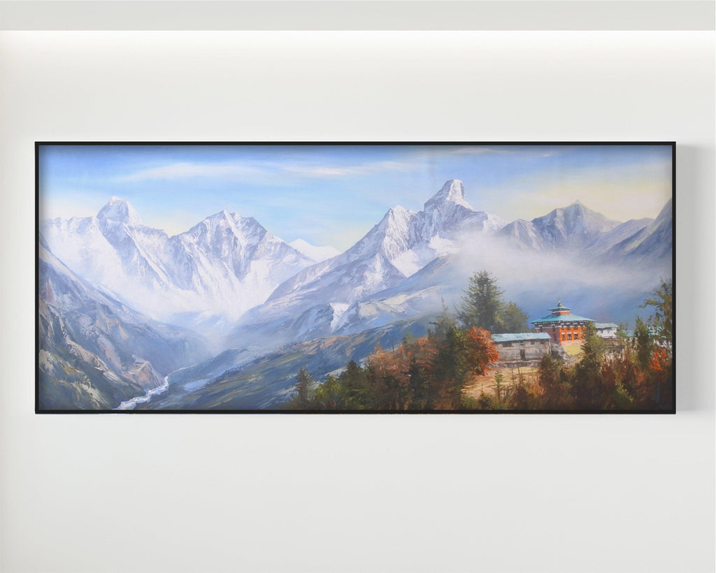 Tengboche Monastery with Mt. Ama Dablam Painting
