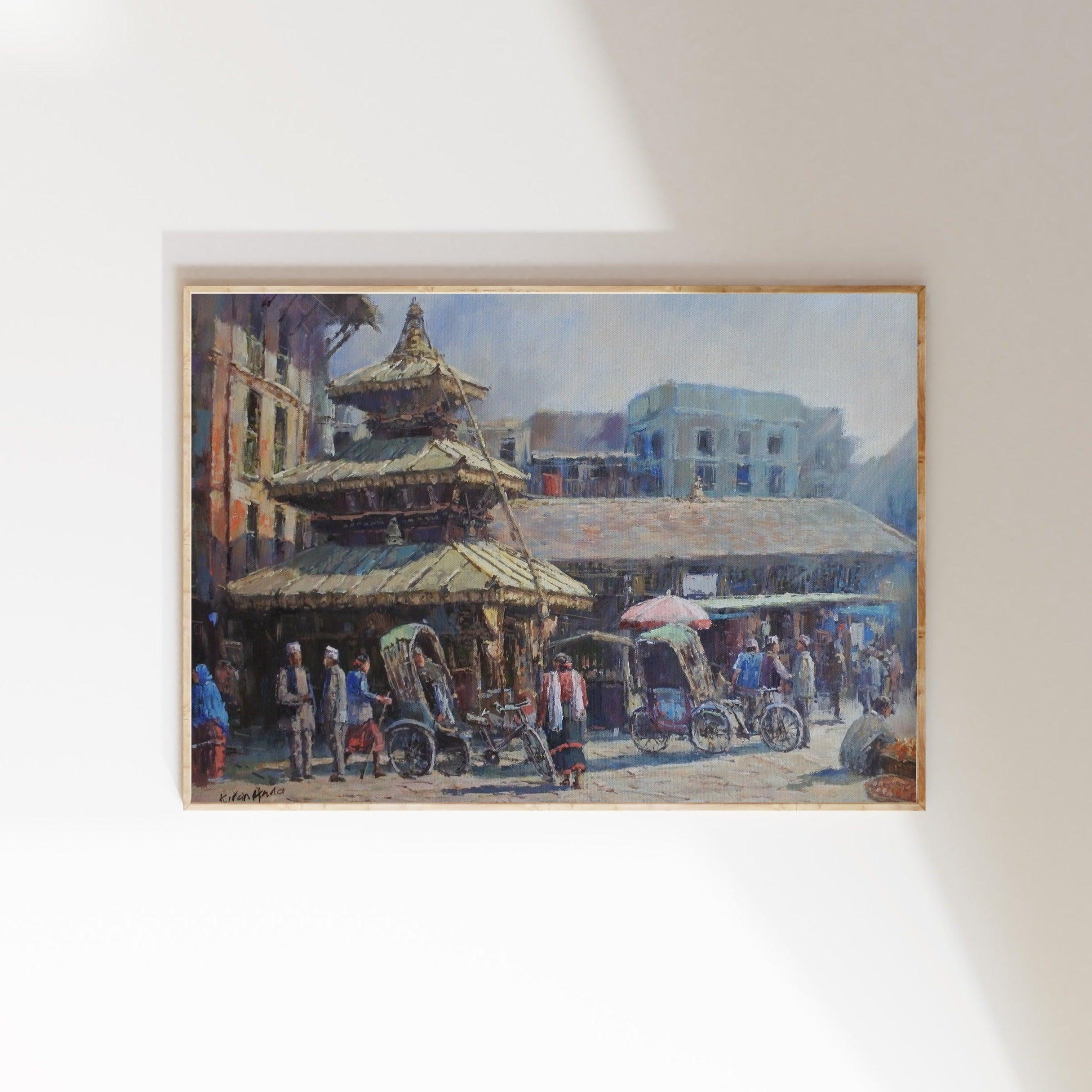 Asan, Kathmandu, Street Art, Art, Artwork, Nepalese Art, Paintings